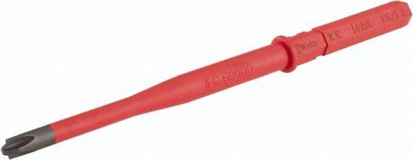 Wera - 3/8" Drive, #2 Reversible Phillips/Slotted Screwdriver Bit - 6-1/4" OAL - Americas Industrial Supply