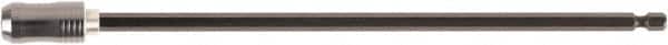 Wiha - 1/4" Insert, Hex Drive Bit Adapter - Magnetic, Quick Release, 9" OAL - Americas Industrial Supply