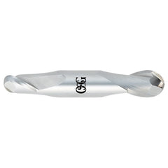 1/8″ Dia. × 1/8″ Shank × 1/4″ DOC × 1-1/2″ OAL, Carbide TiALN, 2 Flute, Round, Ballnose End Mill