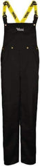 Viking - Size 3XL, Black, Rain, Wind Resistant Bib Overall - No Pockets - Americas Industrial Supply