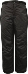 Viking - Size 2XL, Black, Rain, Wind Resistant, Cold Weather Pants - 2 Pockets - Americas Industrial Supply