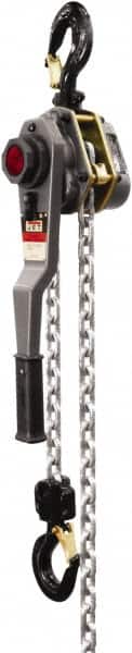Jet - 6,000 Lb Lifting Capacity, 20' Lift Height, Lever with Overload Protection Hoist - Made from Chain - Americas Industrial Supply