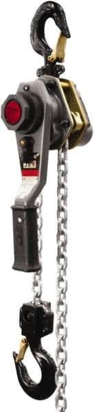Jet - 3,000 Lb Lifting Capacity, 20' Lift Height, Lever with Overload Protection Hoist - Made from Chain - Americas Industrial Supply