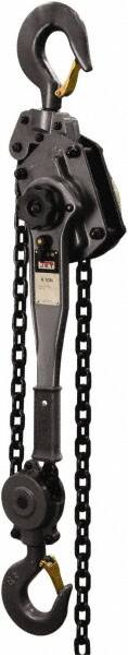 Jet - 12,000 Lb Lifting Capacity, 20' Lift Height, Lever Hoist - Made from Chain, 77 Lb Avg Pull to Lift Rated Load - Americas Industrial Supply