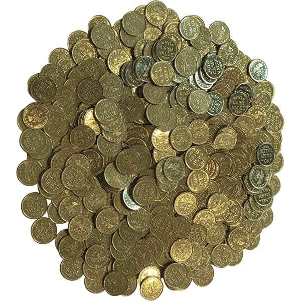 Synergy Management - Medical Vending Machine & Dispenser Accessories Type: Token Material: Metal - Americas Industrial Supply