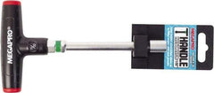 Megapro - 11/32" Hollow Shaft Nutdriver - T-Handle Handle, 7" OAL - Americas Industrial Supply