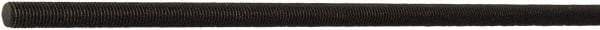 Value Collection - 1-8 UNC (Coarse), 3' Long, Alloy Steel General Purpose Threaded Rod - Black Oxide Finish, Right Hand Thread - Americas Industrial Supply