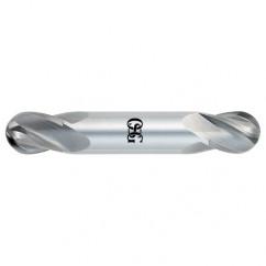 3/16" Dia. - 2" OAL - Bright CBD - Double - Ball Nose SE EM - 4 FL - Americas Industrial Supply