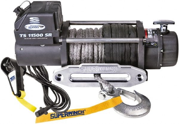 Superwinch - 11,500 Lb Capacity, 80' Cable Length, Automotive Heavy-Duty Recovery Winch - Americas Industrial Supply
