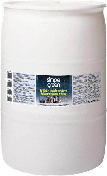 Simple Green - 55 Gal Drum Cleaner/Degreaser - Liquid, Alkaline, Unscented - Americas Industrial Supply