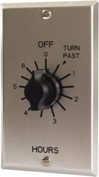 TORK nsi - 0 min to 6 hr Indoor Analog Spring-wound Mechanical Timer - 125/250/277 VAC, 50/60 Hz, 2,500 Watts, 6 Modes - Americas Industrial Supply