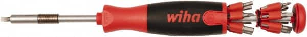 Wiha - Bit Screwdriver Set - Phillips, Slotted, Torx, Hex, Square, Posidriv - Americas Industrial Supply