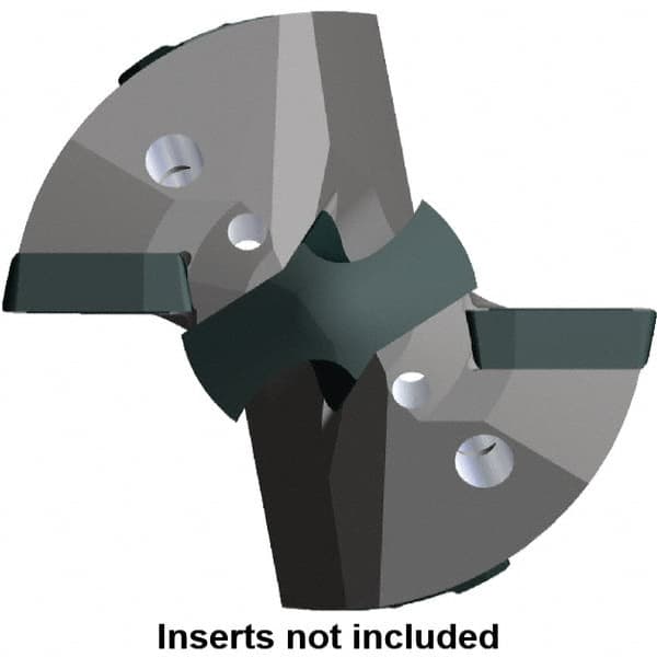 Kennametal - Series KSEM Plus, Head Connection FDS45, 47.63mm Max Diam Pilot Insert Drill Head - 21mm Pilot Drill Diam, 30mm Head Length - Americas Industrial Supply