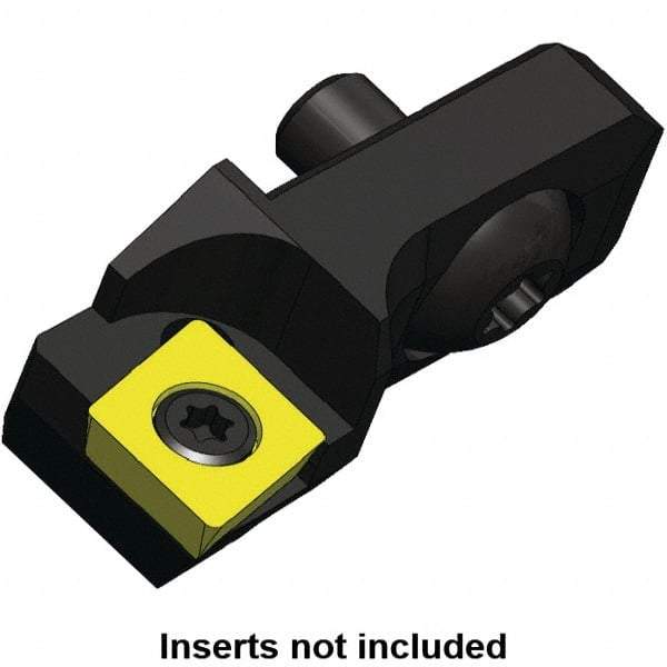 Kennametal - Series Romicron, Right Hand Cut, Boring Cartridge - 10.95mm Back of Bar to Cutting Edge, CP.. 0602.., CP.. 215.. Insert, 26.6mm OAL, 0° Lead Angle - Americas Industrial Supply