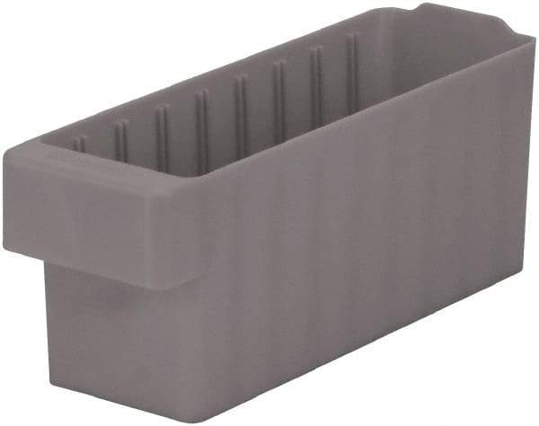 Akro-Mils - 15 Lb. Load Capacity, 11-5/8" Deep, Gray Polymer Drawer Bin - 4-5/8" High x 3-3/4" Wide x 11-5/8" Long - Americas Industrial Supply