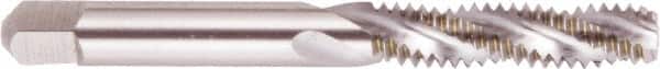 Regal Cutting Tools - 5/8-18 UNF 4 Flute 3B Bottoming Spiral Flute Tap - High Speed Steel, Bright Finish, 3-13/16" OAL, Right Hand Flute, Right Hand Thread, H3 - Americas Industrial Supply