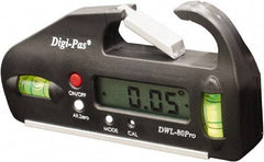 Digi-Pas - 90° Max Measurement Electronic Inclinometer - Pocket Sized, Digital - Americas Industrial Supply
