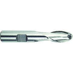 5/16" Dia. - 2-1/2" OAL - HSS-TiN - Ball Nose SE EM - 2 FL - Americas Industrial Supply