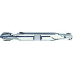 5/16 Dia. - 3-1/2 OAL - HSS-TiN - Ball Nose DE EM-2 FL - Americas Industrial Supply