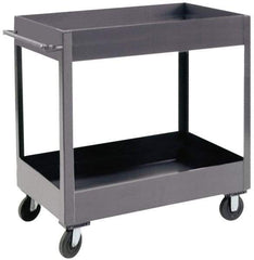 Durham - 1,200 Lb Capacity, 24" Wide x 36" Long x 37-5/8" High Heavy Duty Service Cart - 2 Shelf, Steel - Americas Industrial Supply