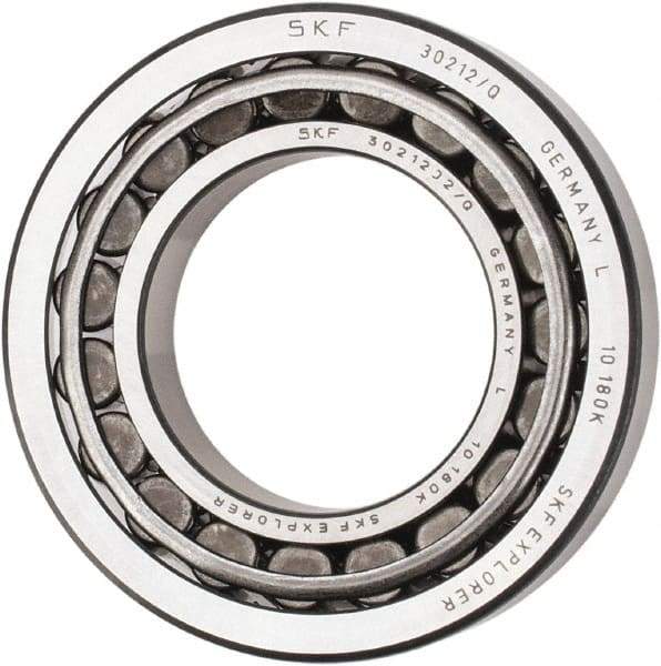 SKF - 60mm Bore Diam, 110mm OD, 23.75mm Wide, Tapered Roller Bearing - 99,000 N Dynamic Load Capacity, 114,000 N Static Load Capacity - Americas Industrial Supply