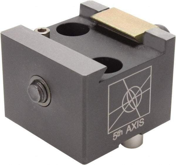 5th Axis - 3,800 Lb Holding Force Single Vise Wedge Clamp - 28 to 32 HRC, 2" Minimum Jaw Spread, 20 Lb/Ft Torque, 3/8-16 x 2-1/2 Screw Thread - Americas Industrial Supply