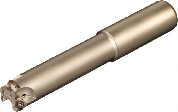 Sumitomo - 1" Cutting Diam, 1" Shank Diam, Straight Shank Indexable Copy End Mill - 2 Inserts, QPET, QPMT Insert, WRCX Toolholder, Through Coolant - Americas Industrial Supply
