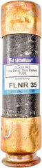 Value Collection - 125 VDC, 250 VAC, 35 Amp, Time Delay General Purpose Fuse - 3" OAL, 200 kA Rating, 13/16" Diam - Americas Industrial Supply