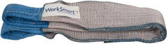 Value Collection - 3' Long x 4" Wide, 11,500 Lb Vertical Capacity, 2 Ply, Polyester Web Sling - 9,200 Lb Choker Capacity, with Eye & Eye (Flat) - Americas Industrial Supply
