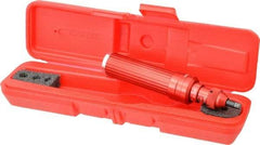 Proto - 20 to 100 In/Oz, Certified Adjustable Torque Limiting Screwdriver - 6-1/2" OAL, 1/4" Drive, 2 In/oz Graduation - Americas Industrial Supply