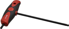 Wiha - 5mm Hex, T-Handle Cushion Grip, Hex Key - 150mm OAL, Metric System of Measurement - Americas Industrial Supply