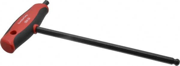 Wiha - 8mm Hex, T-Handle Cushion Grip, Hex Key - 200mm OAL, Metric System of Measurement - Americas Industrial Supply