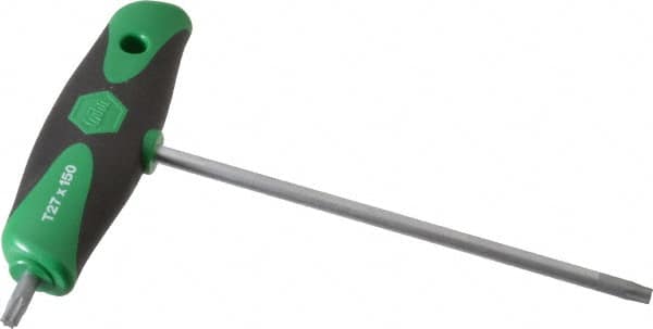 Wiha - T27 Standard Torx Key - T-Handle Cushion Grip - Americas Industrial Supply