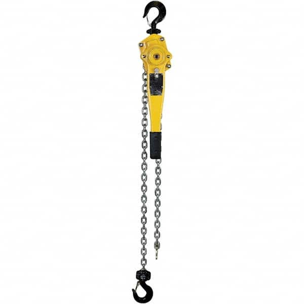 OZ Lifting Products - 3,000 Lb Capacity, 5' Lift Height, Chain Lever Hoist with Overload Protection - Americas Industrial Supply