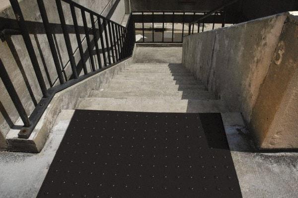 UltraTech - 2 Ft. Long x 2 Ft. Wide, Urethane Surface, Molded Bubble Entrance Matting - Outdoor, Heavy Traffic, Urethane, Black - Americas Industrial Supply