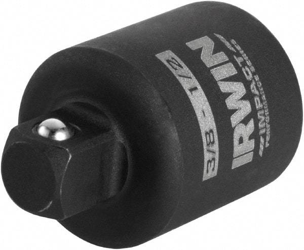 Irwin - 3/8 Male 1/2 Female Impact Drive Adapter - 1" OAL - Americas Industrial Supply
