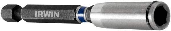 Irwin - 1/4" Drive, Magnetic Holder with C-Ring Screwdriver Bit - 2" OAL - Americas Industrial Supply