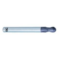 1/16" Dia. - 1-1/2" OAL - Solid Carbide - Ball Nose HP End Mill-2 FL - Americas Industrial Supply