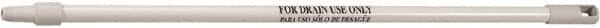 Remco - 36 x 1" Fiberglass Squeegee Handle - European Threaded Connection, White - Americas Industrial Supply