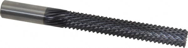 Onsrud - 1/2" Diam, 3-1/8" LOC, Burr End, Solid Carbide Diamond Pattern Router Bit - Right Hand Cut, 5" OAL, 1/2" Shank Diam, Use on Composites - Americas Industrial Supply