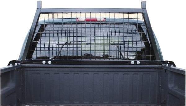 Erickson Manufacturing - Steel Headache Rack - 63-1/2 to 77-1/2" Long, Black, For Use with Any Truck - Americas Industrial Supply