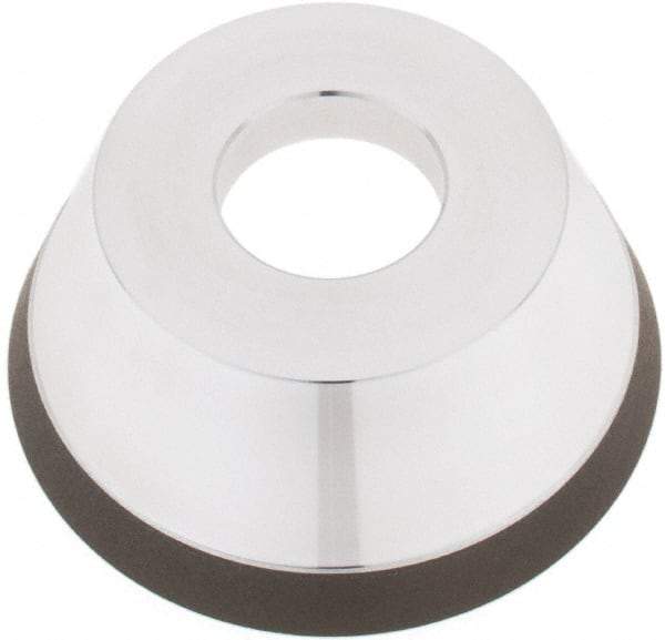 Tru-Maxx - 95mm Diam, 1-1/4" Hole Size, 1" Overall Thickness, 150 Grit, Type 11V9, Tool & Cutter Grinding Wheel - Very Fine Grade, Diamond - Americas Industrial Supply