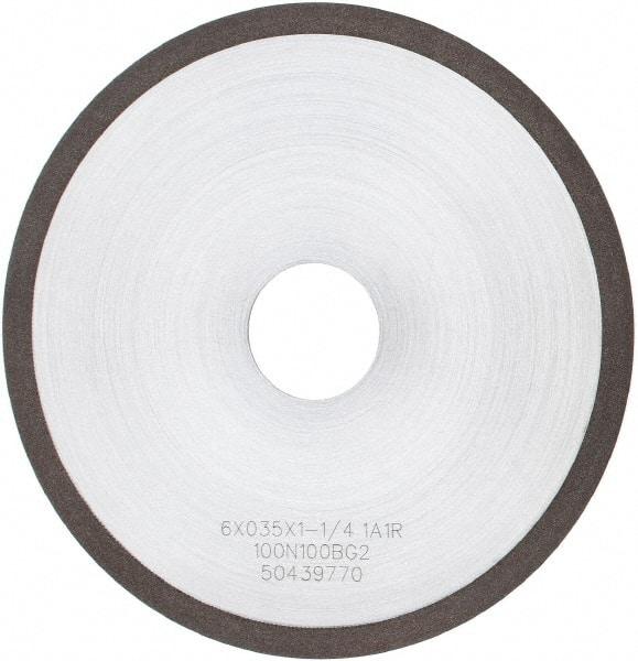 Tru-Maxx - 6" 100 Grit CBN Cutoff Wheel - 0.035" Thick, 1-1/4" Arbor, Use with Angle Grinders - Americas Industrial Supply