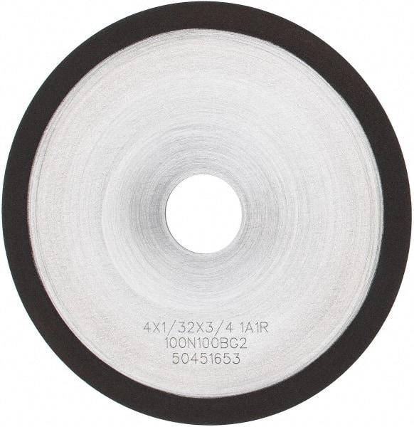 Tru-Maxx - 4" 100 Grit Diamond Cutoff Wheel - 1/32" Thick, 3/4" Arbor, Use with Angle Grinders - Americas Industrial Supply