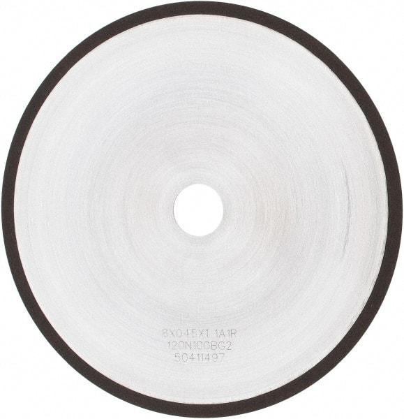 Tru-Maxx - 8" 120 Grit Diamond Cutoff Wheel - 0.045" Thick, 1" Arbor, Use with Angle Grinders - Americas Industrial Supply