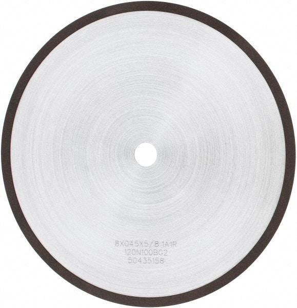 Tru-Maxx - 8" 120 Grit Diamond Cutoff Wheel - 0.045" Thick, 5/8" Arbor, Use with Angle Grinders - Americas Industrial Supply