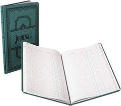Boorum & Pease - 150 Sheet, 7-5/8 x 12-1/8", Record/Account Book - Blue - Americas Industrial Supply