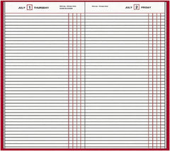 AT-A-GLANCE - 210 Sheet, 7-11/16 x 12-1/8", Composition Book - Red - Americas Industrial Supply