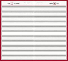 AT-A-GLANCE - 200 Sheet, 7-11/16 x 12-1/8", Composition Book - Red - Americas Industrial Supply