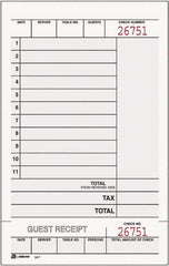 Adams Business Forms - 250 Sheet, 7-1/4 x 4-1/4", Guest Book - White - Americas Industrial Supply